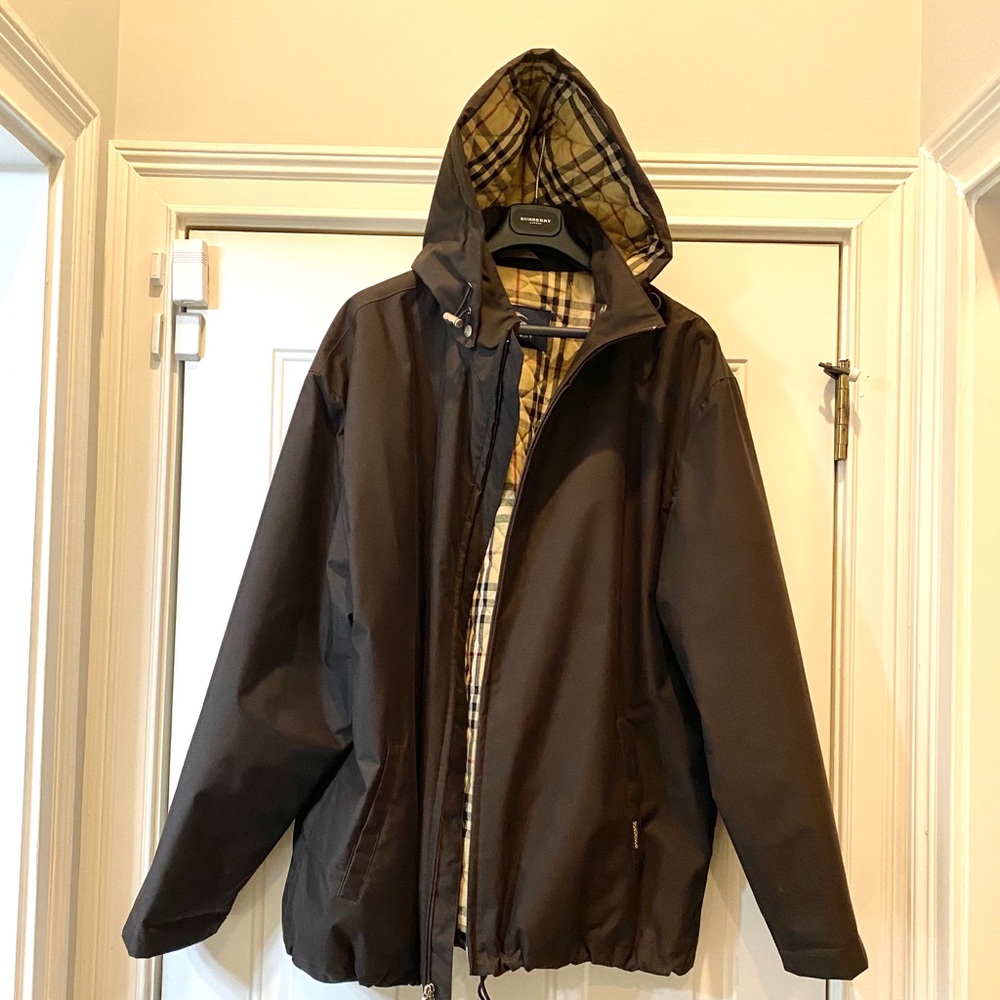 Men’s 🤎 Burberry 🤎Coat 🤎XXL w/Detachable Hood
